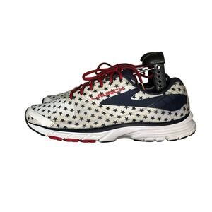 Brooks Launch 3 Flag Stars Red White & Blue Running Shoes Sneakers Womens Sz 9 M